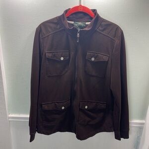 Lauren Ralph Lauren Chocolate Utility Jacket